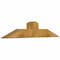 Ekena Millwork Portland Rough Sawn Timber Gable Bracket, Western Red Cedar, 36"W x 7"H x 4"D x 4"F, 5/12 Pitch GBW036X07X0404POR00RWR - alternate 2